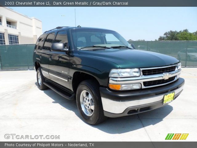 2003 Chevrolet Tahoe LS in Dark Green Metallic