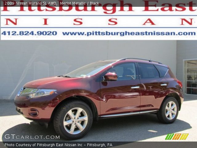 2009 Nissan Murano SL AWD in Merlot Metallic