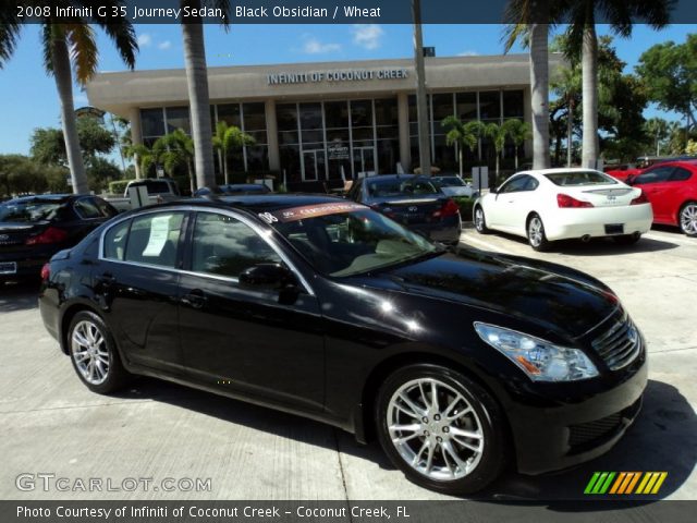 2008 Infiniti G 35 Journey Sedan in Black Obsidian