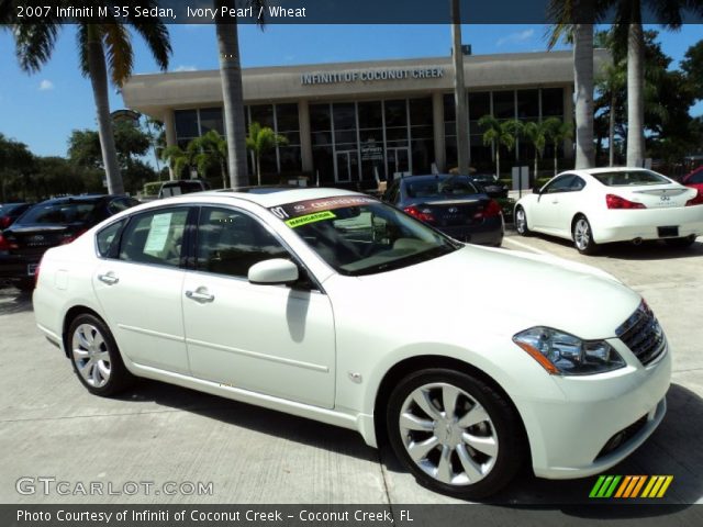2007 Infiniti M 35 Sedan in Ivory Pearl