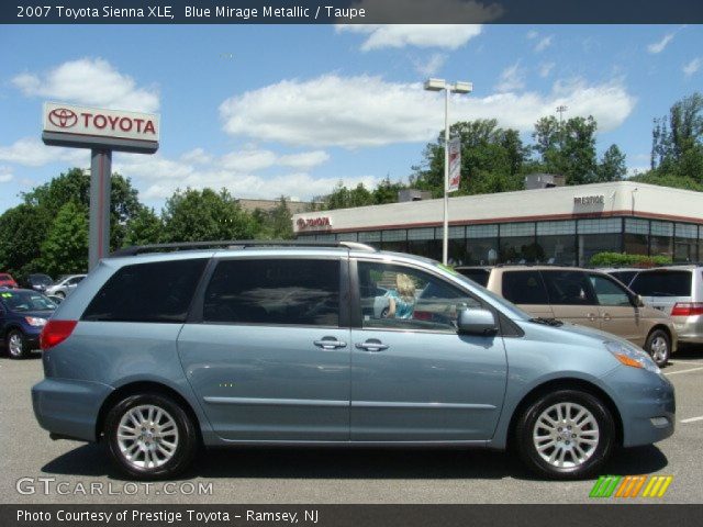 2007 Toyota Sienna XLE in Blue Mirage Metallic