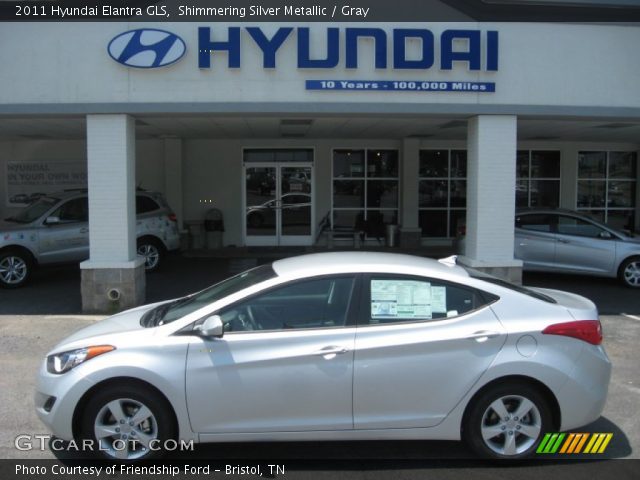 2011 Hyundai Elantra GLS in Shimmering Silver Metallic