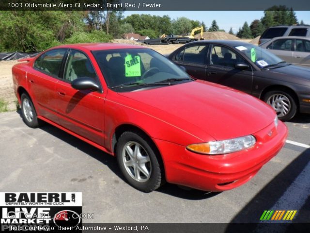 2003 Oldsmobile Alero GL Sedan in Bright Red