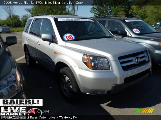 2008 Honda Pilot EX 4WD in Billet Silver Metallic