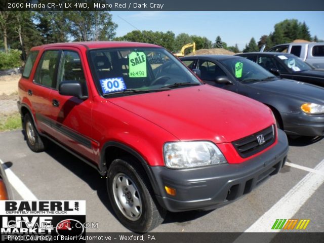 2000 Honda CR-V LX 4WD in Milano Red