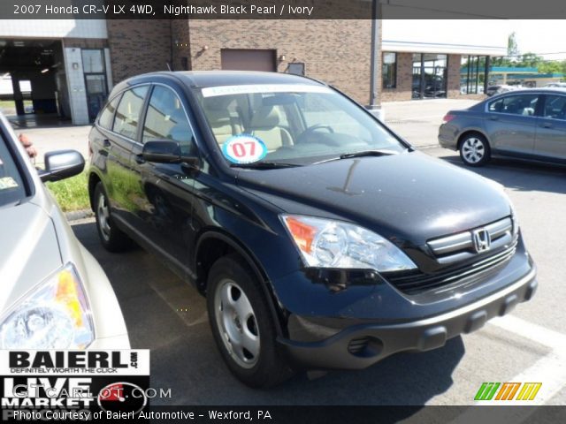 2007 Honda CR-V LX 4WD in Nighthawk Black Pearl