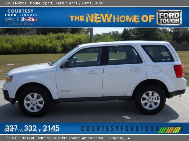 2008 Mazda Tribute i Sport in Classic White