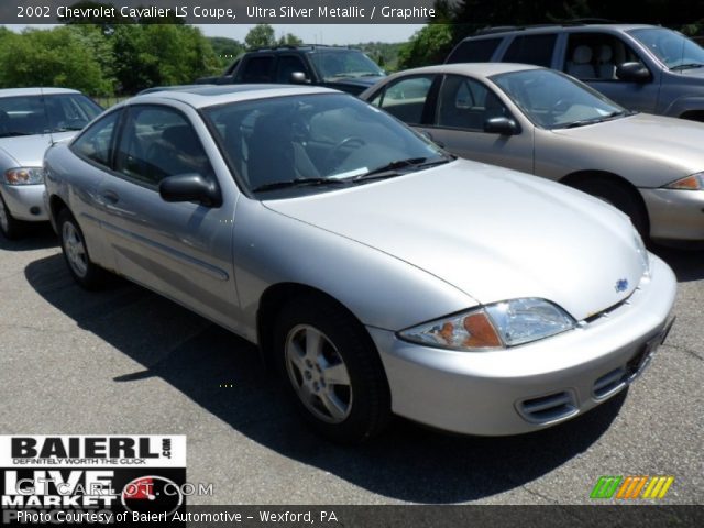 2002 Chevrolet Cavalier LS Coupe in Ultra Silver Metallic