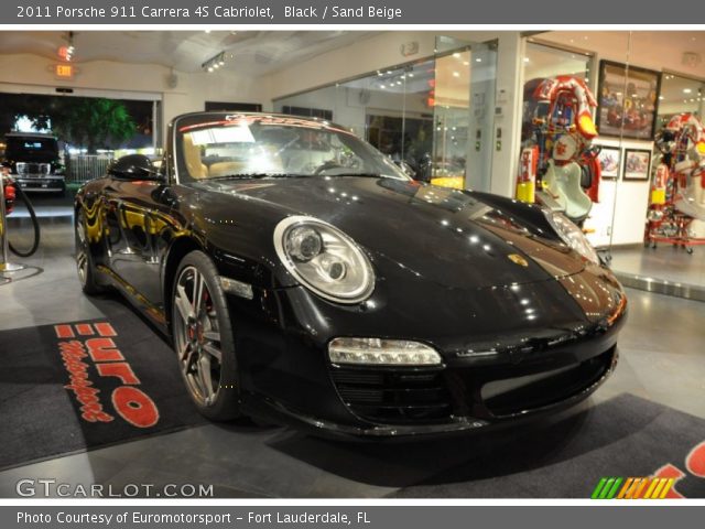 2011 Porsche 911 Carrera 4S Cabriolet in Black