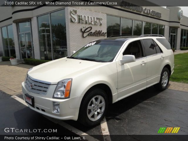 2008 Cadillac SRX V6 in White Diamond Tricoat