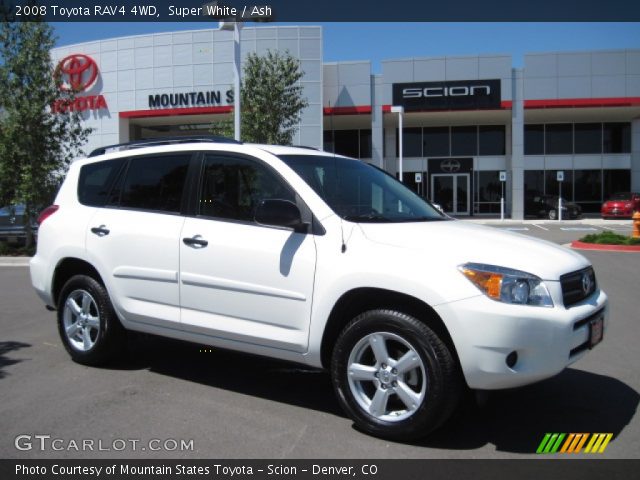 2008 Toyota RAV4 4WD in Super White