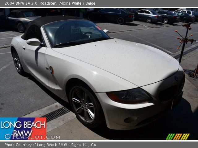 2004 BMW Z4 3.0i Roadster in Alpine White