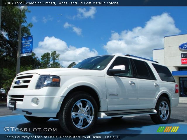 2007 Ford Expedition Limited in White Sand Tri Coat Metallic