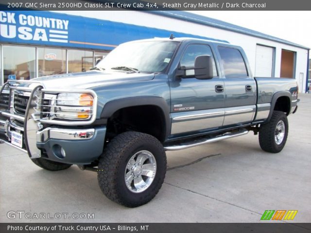 2007 GMC Sierra 2500HD Classic SLT Crew Cab 4x4 in Stealth Gray Metallic