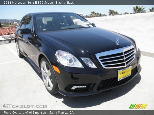 2011 Mercedes-Benz E 350 Sedan in Black