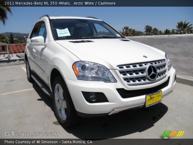 2011 Mercedes-Benz ML 350 4Matic in Arctic White