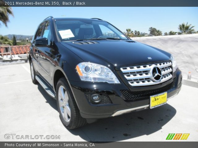 2011 Mercedes-Benz ML 350 in Black