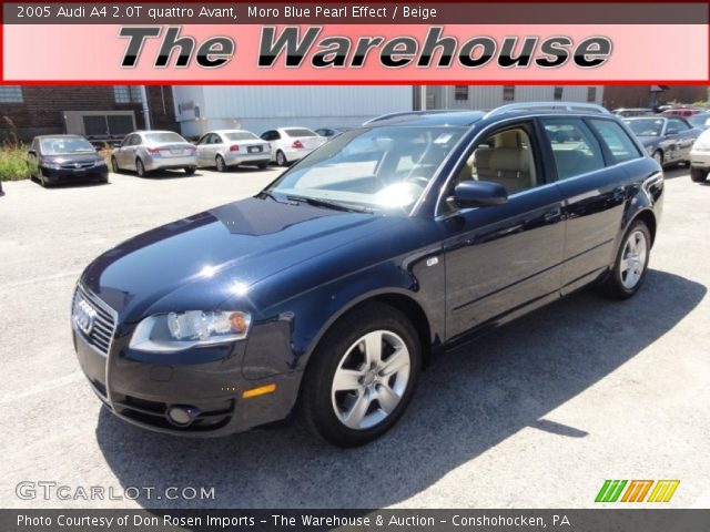 2005 Audi A4 2.0T quattro Avant in Moro Blue Pearl Effect