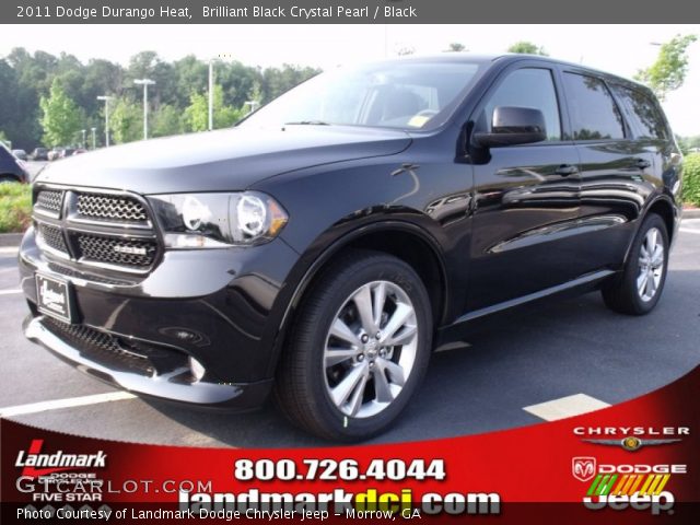 2011 Dodge Durango Heat in Brilliant Black Crystal Pearl