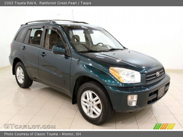 2003 Toyota RAV4  in Rainforest Green Pearl