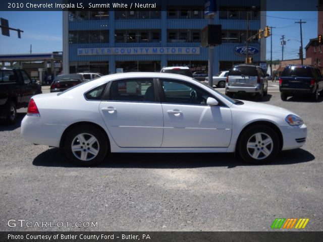2010 Chevrolet Impala LS in Summit White