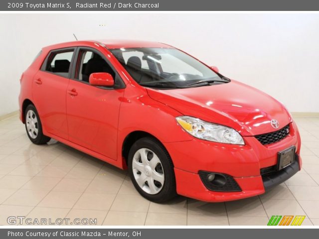 2009 Toyota Matrix S in Radiant Red