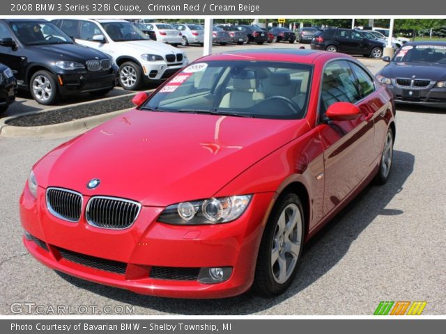 2008 BMW 3 Series 328i Coupe in Crimson Red