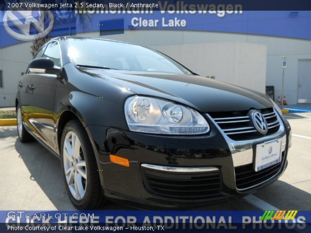 2007 Volkswagen Jetta 2.5 Sedan in Black