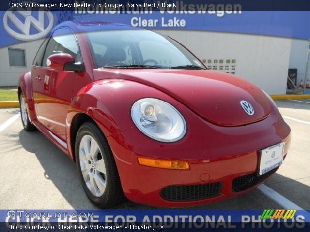 2009 Volkswagen New Beetle 2.5 Coupe in Salsa Red