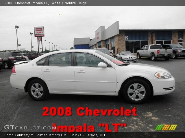 2008 Chevrolet Impala LT in White