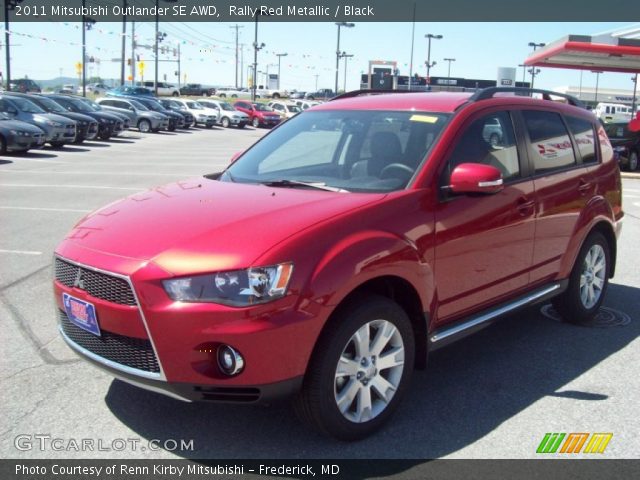 2011 Mitsubishi Outlander SE AWD in Rally Red Metallic