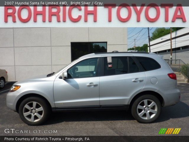 2007 Hyundai Santa Fe Limited 4WD in Bright Silver
