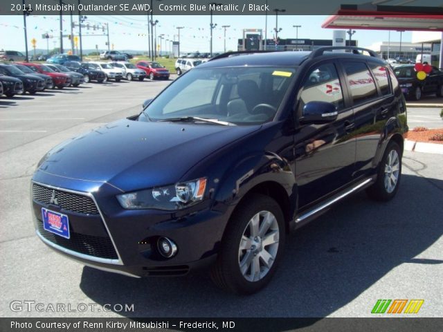 2011 Mitsubishi Outlander SE AWD in Cosmic Blue Metallic