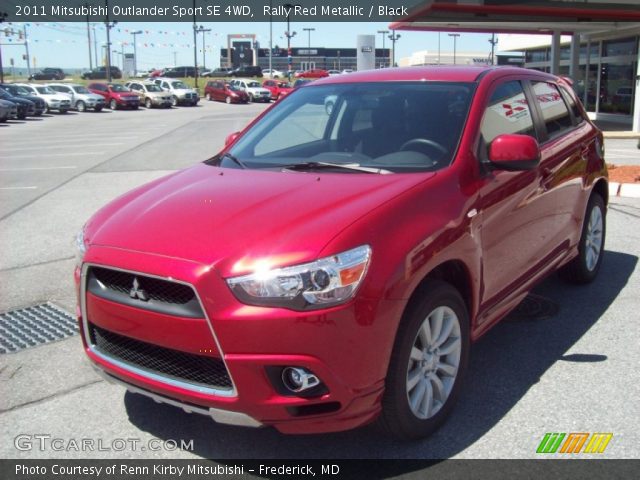 2011 Mitsubishi Outlander Sport SE 4WD in Rally Red Metallic