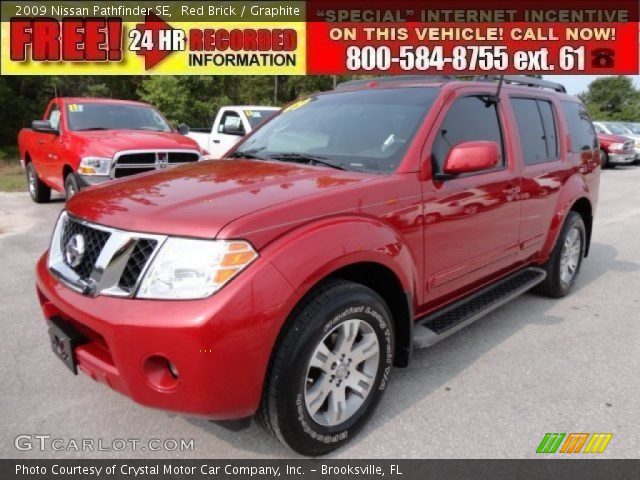 2009 Nissan Pathfinder SE in Red Brick