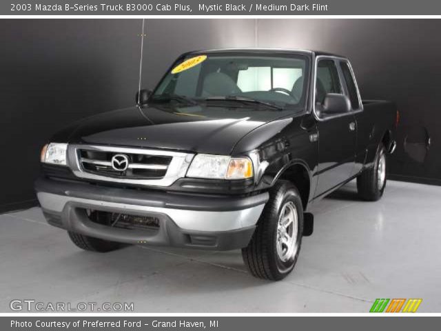 2003 Mazda B-Series Truck B3000 Cab Plus in Mystic Black