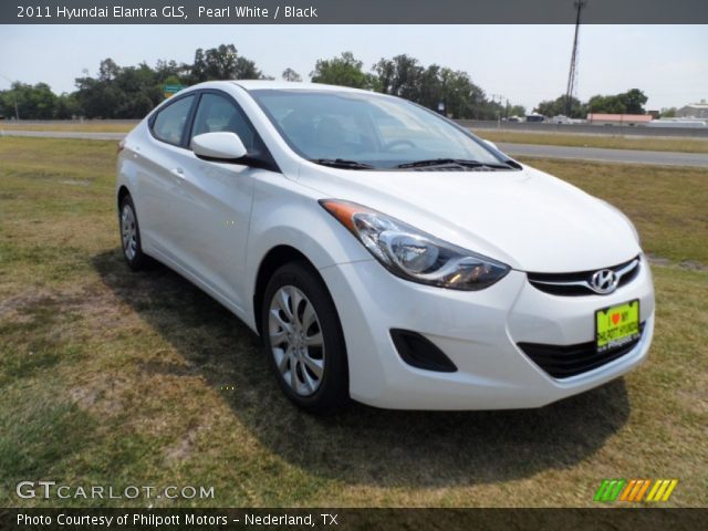 2011 Hyundai Elantra GLS in Pearl White