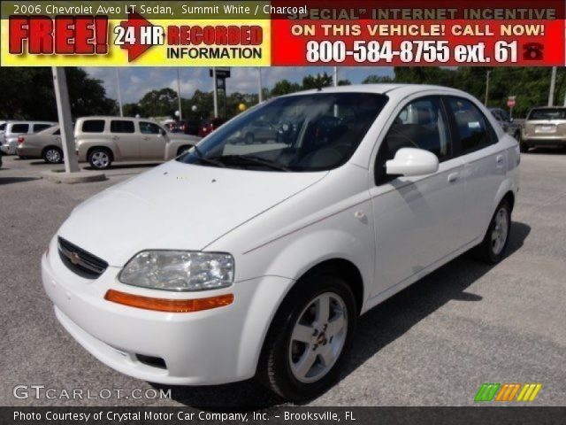 2006 Chevrolet Aveo LT Sedan in Summit White