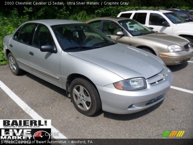 2003 Chevrolet Cavalier LS Sedan in Ultra Silver Metallic