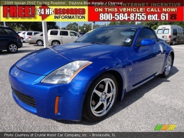 2005 Nissan 350Z Touring Roadster in Daytona Blue Metallic