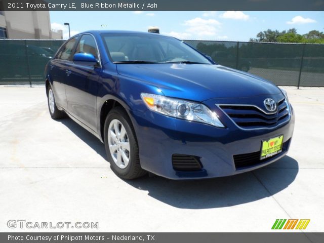 2011 Toyota Camry LE in Blue Ribbon Metallic