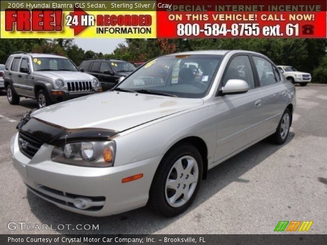 2006 Hyundai Elantra GLS Sedan in Sterling Silver