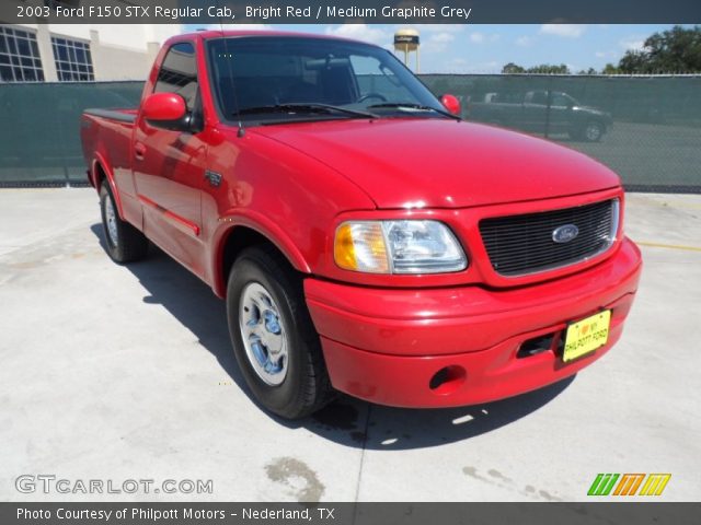 2003 Ford F150 STX Regular Cab in Bright Red