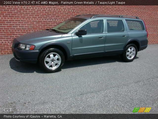 2002 Volvo V70 2.4T XC AWD Wagon in Platinum Green Metallic