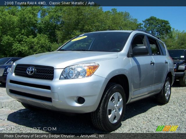 2008 Toyota RAV4 4WD in Classic Silver Metallic