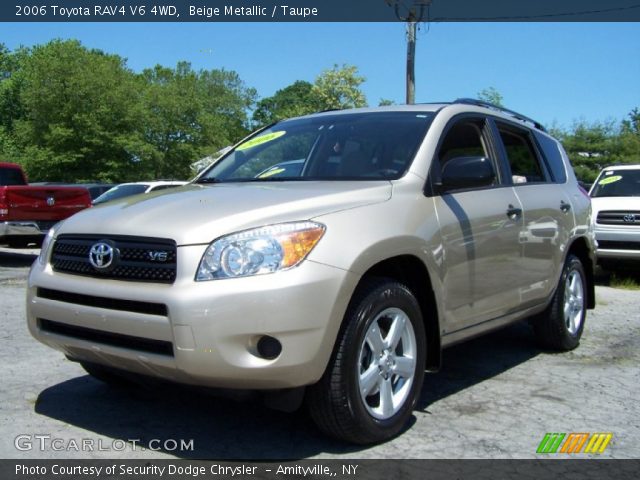2006 Toyota RAV4 V6 4WD in Beige Metallic