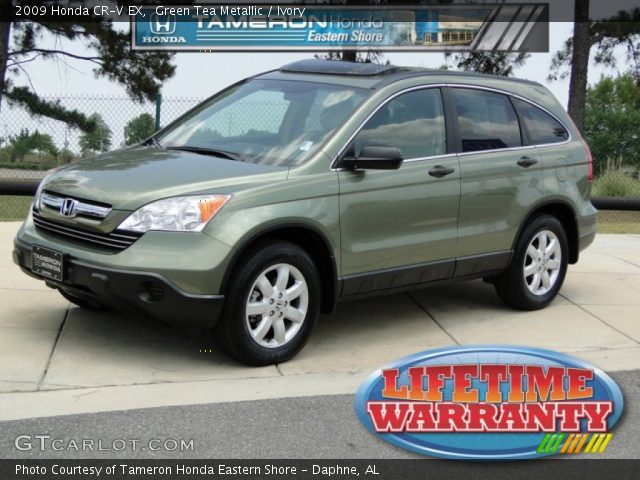 2009 Honda CR-V EX in Green Tea Metallic