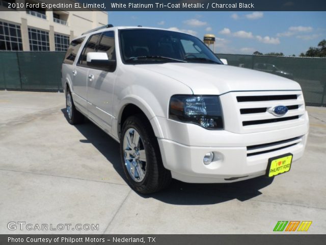 2010 Ford Expedition EL Limited in White Platinum Tri-Coat Metallic
