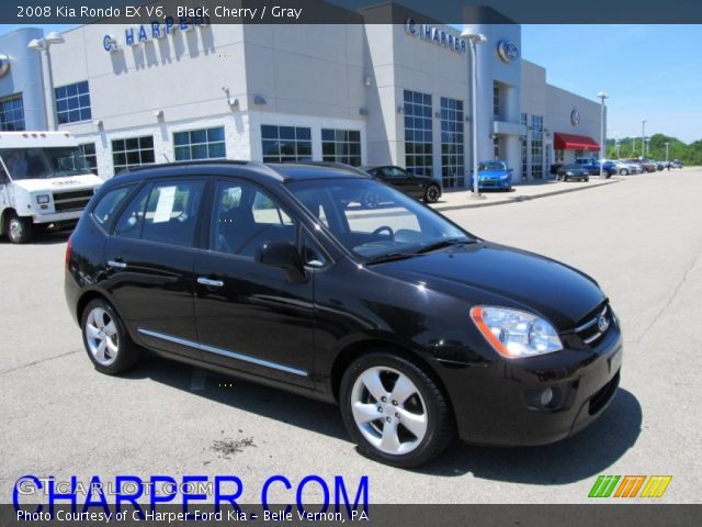 2008 Kia Rondo EX V6 in Black Cherry