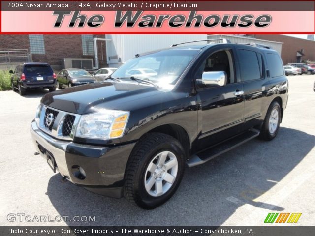 2004 Nissan Armada LE 4x4 in Galaxy Metallic
